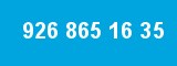 926 865 16 35 926 865 16 35
